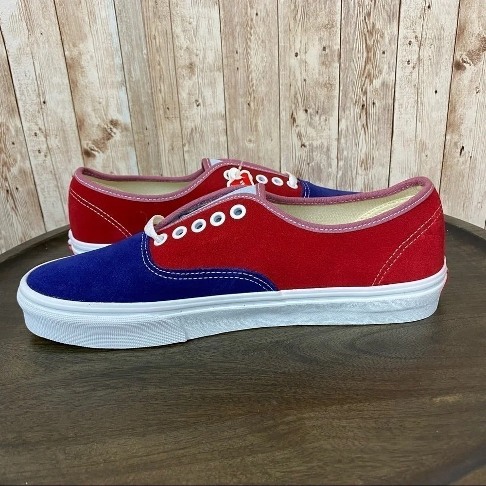 Vans Authentic Sunshine Multi/True‎ White Sneakers Size 9.5 Men